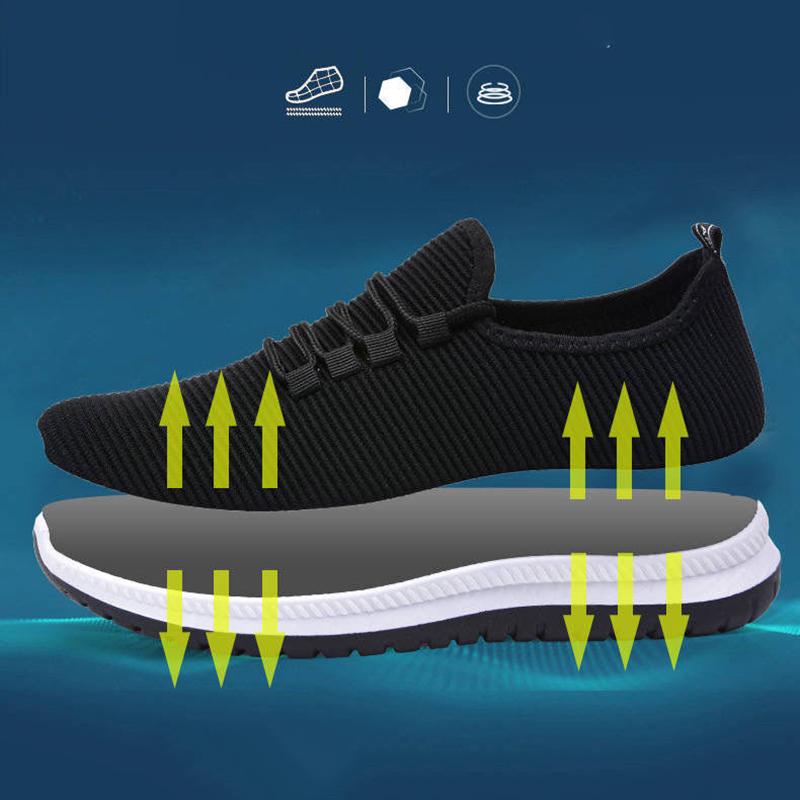 Spring and Summer Dad Shoes Men's Breathable Deodorant Old Beijing Cloth Shoes Middle-aged and Elderly Casual Non-slip Walking Shoes