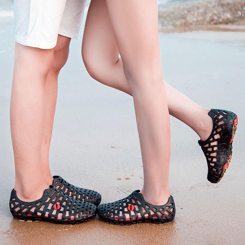 Pair of Shoes Unisex Breathable Mesh Sports Leisure Beach Shoes Sandals Non-slip