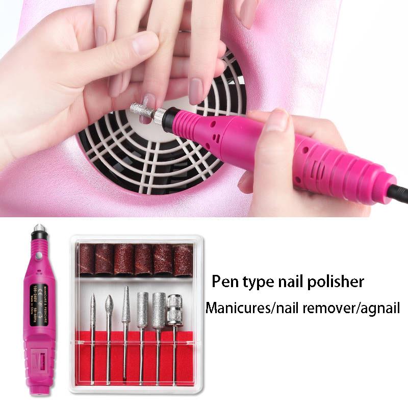 Nail Tools kit Manicure Set Nail Polish Remover cotton Cuticle Pusher polisher Nails care tool set