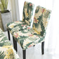 2/4/6PCS  Spandex Chair Cover  Printed Stretch Elastic Chair Cover for Dining Room Office Wedding Banquet Party