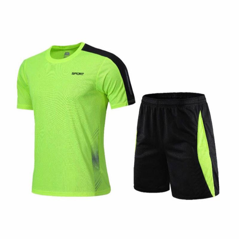 Sportswear Suit Men's Summer Loose Breathable Short-sleeved Shorts Gym Daily Thin Section Running