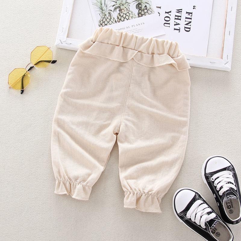 Children's Pants Summer Thin Girls' Loose Sports Pants Anti Mosquito Trousers Korean Style Casual Pants Leggings Plush Rabbit Pants