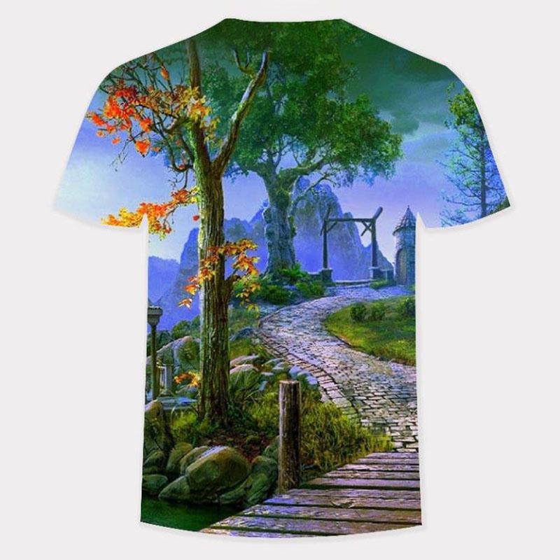 3D Printing Pullover Youth Shirts Casual and Comfortable T-shirt Fashion Personality Short Sleeve Tees Trend Clothing