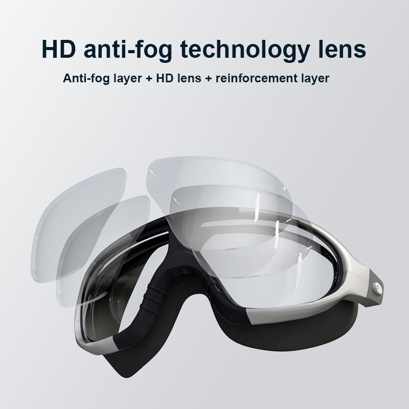 Snorkeling Mask, Anti-Fog Tempered Lens Glasses Goggles Underwater Mask Snorkeling Gear for Scuba Diving Snorkeling Freediving Swimming