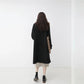 Autumn and Winter Woolen Coat Fashionable Horns Buttoned Woolen Coat Women's Thick Large Size Mid-length Over-the-knee Coat