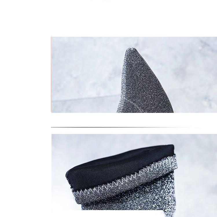 Patent Leather Ankle Boots High Heels Boots Women Winter Shoes Female Pointed Toe Botas Woman Boots