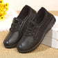 Women's Cotton Shoes Winter Leather  Waterproof Cloth Shoes Fleece Warm Cotton Boots