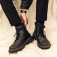 Summer Martin Boots Men's High-top British Style Korean Version of All-match Men's Shoes Locomotive Tooling Boots