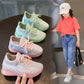 2020 Spring Boys Running Shoes Girls Casual Breathable Flying Woven Coconut Shoe Net Children's Sneakers