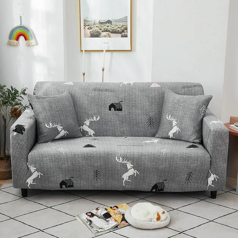 Single Double Sofa Stretch Sofa Cover All-inclusive Universal Cover Fabric Four Seasons Sofa Cushion Leather Sofa Towel Full Cover Combination