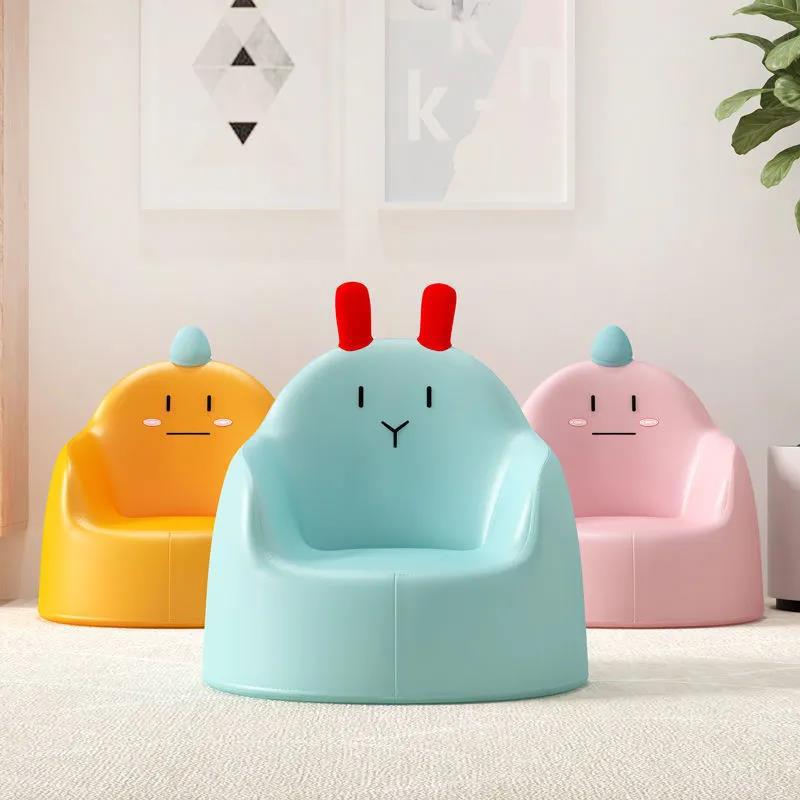 6 Months-12 Years Old Cartoon Children Armchair Sofa Infant Learning Chair Soft Tatami Safe and Anti-drop Thickened Sponge