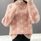 Autumn Warm Thick Turtleneck Sweater Women Loose Long Sleeve Ladies Faux Mink Velvet Pullover
