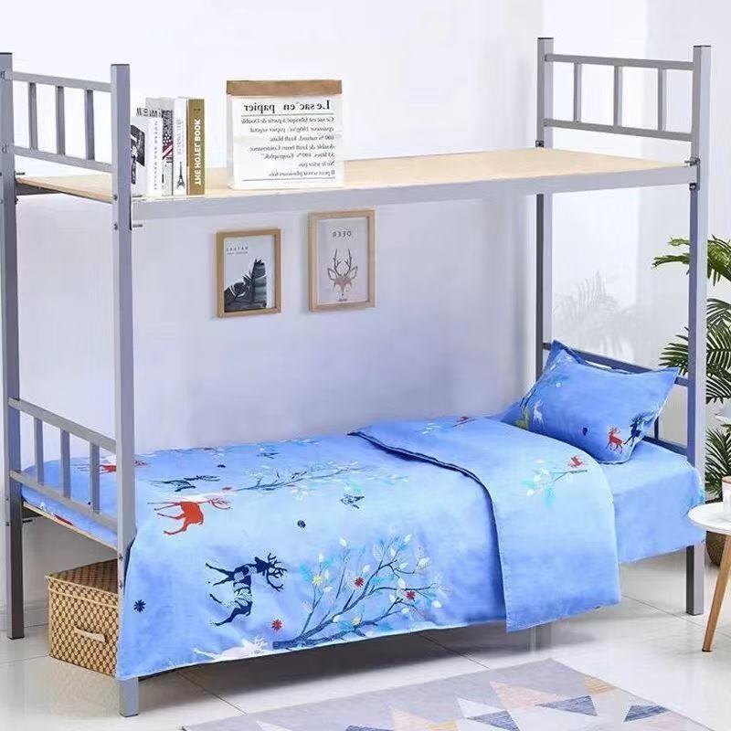 Three-piece Bed Pillowcase Sheet Quilt Cover Set Cartoon Bed Set Home Dormitory Bedding