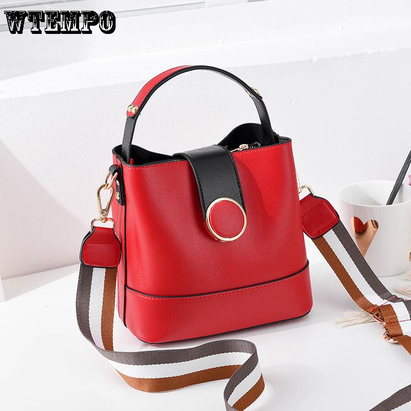Handbags Women's Bags Casual Temperament Trend Wild Wide Shoulder Strap Messenger Bag