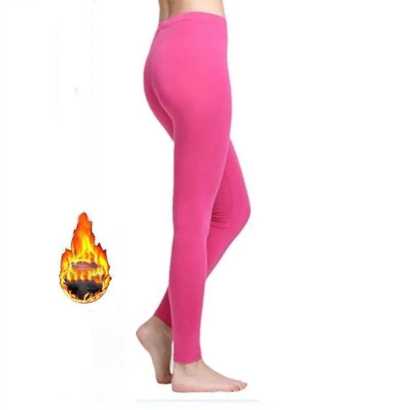 Plus Velvet Long Trousers Women's Inner Wear Autumn and Winter Leggings Women's All-match Tight-fitting Warm Pants