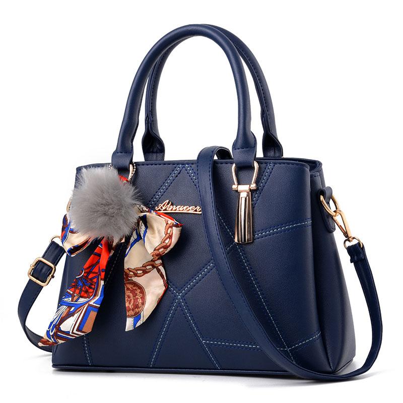 PU Leather Handbags For Women Bags Luxury Top-Handle Bags Large Capacity Personality European Style Crossbody Bag