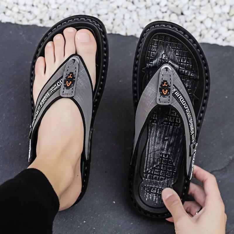 Men's Flip Flops Shoes Sandals Slipper Summer Men Open-toed Beach Shoes