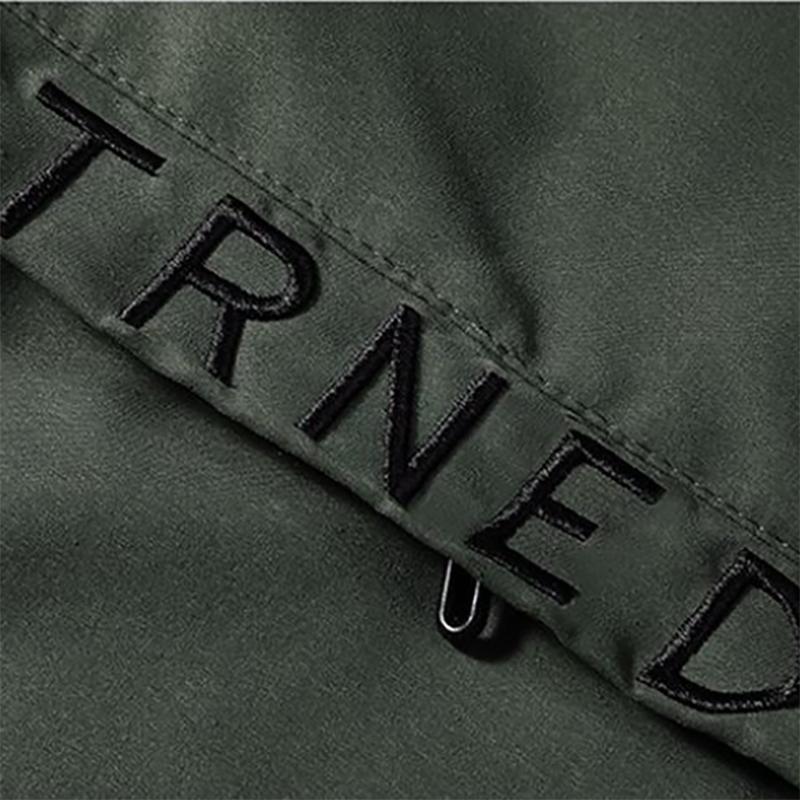 Men's Autumn and Winter Jackets Leisure Loose Slim Trend Jacket Young and Middle-aged Stand-up Collar Coats