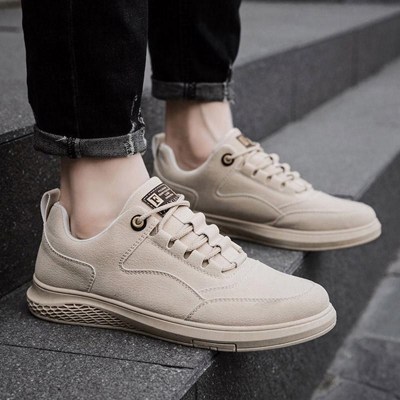 Men's Sneakers Fashion Versatile Lightweight Waterproof Non-Slip Running Shoes Canvas Shoes