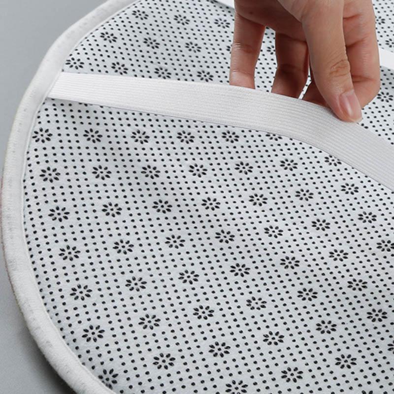 Christmas Bathroom Supplies Shower Curtain Mat Set Santa Claus Elk Snowman Digital Printing Cartoon Full Polyester Bathroom Curtain Four-piece Set