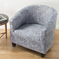 Club Chair Slipcover Stretch Armchair Covers Printed Tub Chair Cover Sofa Cover Spandex Couch Covers for Bar Counter Living Room