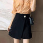 Summer Women Large Size High Waist Irregular Skirt Pleated Skirt Anti-light Out Mini A-line Skirt