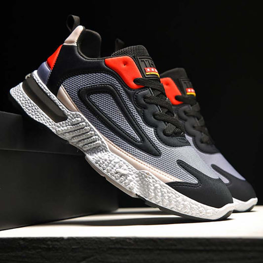 Color Matching Men's Shoes Sports Shoes Male Students Fashion Casual Shoes Breathable All-match Korean Running Shoes
