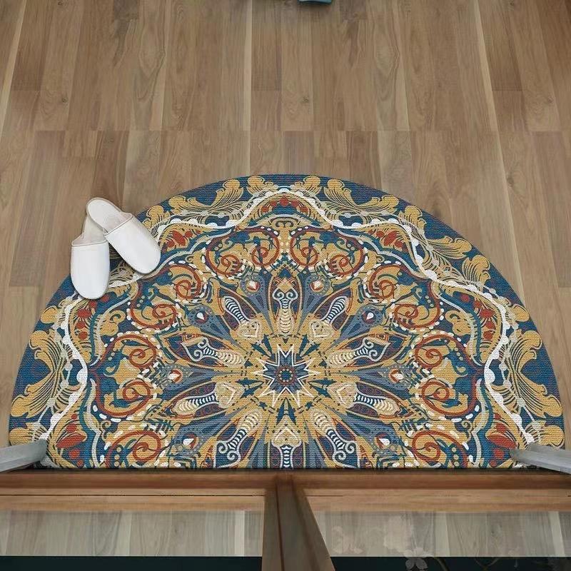 Semi-round Door Dispensing 50 * 75cm 60 * 90cm Home Door Padding Pad Floor Mat National Wind