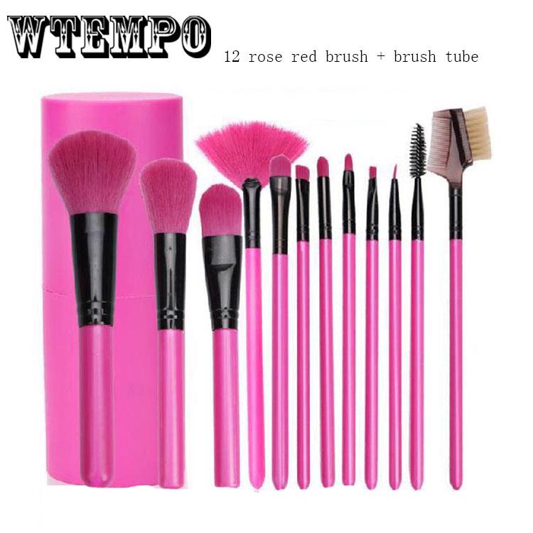 5/7/12Brush Double End Makeup Wood Handle Eyebrow Brush