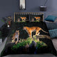 Home Textile Bed Three-piece Tiger Lion Animal Series 3D Case Bedding Digital Print Double Bed