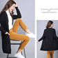 Spring and Autumn Loose Knitted Sweater Cardigan Mid-length Loose Top Pure Color Simple Women's Jacket