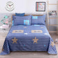 Pure Cotton Bedding Three-piece Set One-piece Bed Sheet and Two Pillowcases with Good Sweat Absorption and Breathability Size KING QUEEN TWIN