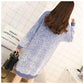 Women Cute Stitching Winter Knitted Sweaters Female Loose Long Sleeve Autumn Loose Sweater Dress