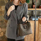 Bucket Bag Women's Large-capacity Printing One-shoulder Handbag Women's Outing All-match Simple Messenger Bag