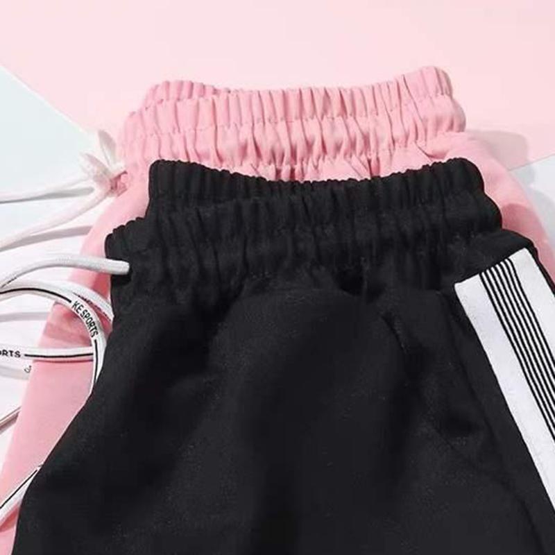 Summer Five-point Shorts Female Student Casual Pants Korean Version of The Wild Elastic Sports Wear Wide-leg Pants