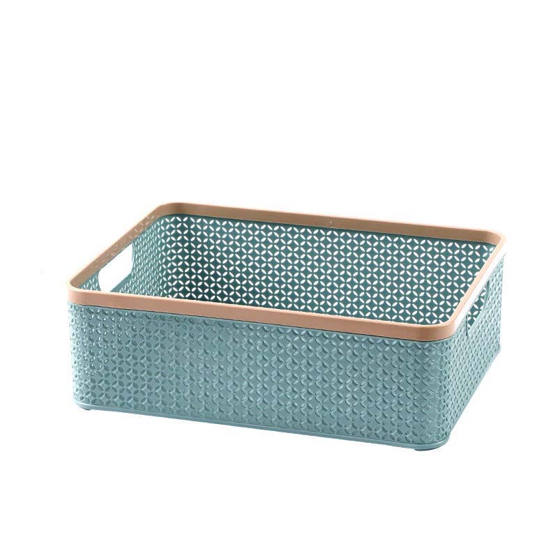 Rectangular Storage Box Multi-purpose Finishing Storage Basket Bathroom Kitchen Goods Storage Box