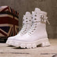 Women's Martin Boots Increased Tide Brand British Style Short Boots All-match Trendy Platform Boots