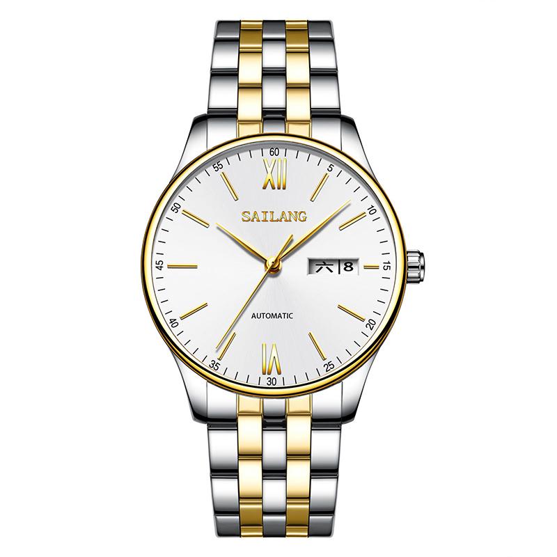 Men Business Watch Band Simple Fashion Analog Quartz Wrist Watch