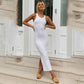 Dress Women's Fashion Casual Tight Slit Vest Long Skirt Spring Summer Dress