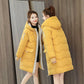 Winter Padded Jacket Women's Mid-length Loose Large Size Padded Jacket Bread Jacket Women