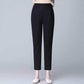Summer Nine Points Loose Thin Large Size High Waist Korean Version White Pencil Pants Thin Black Casual Pants Women's Clothing