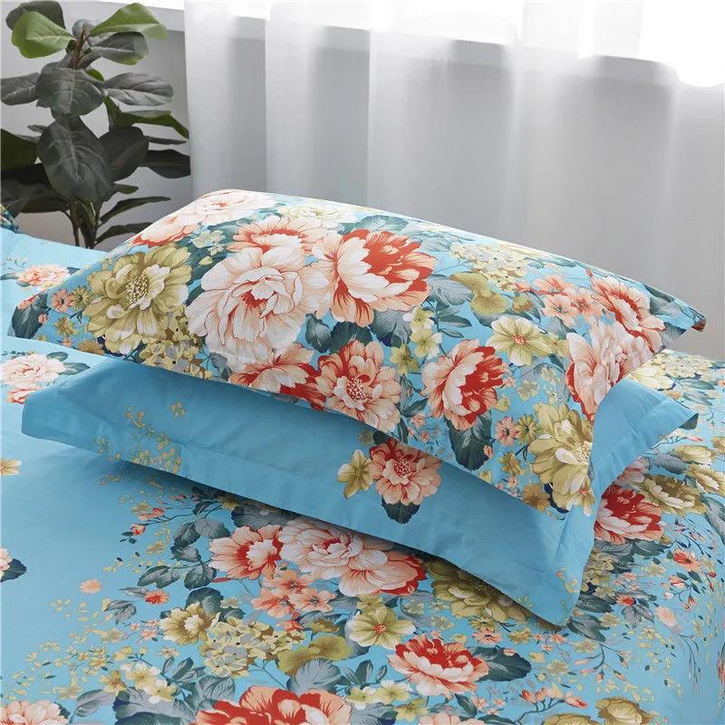 Pillow Cover 48x74cm Pair Double Bed Cotton Pillow Cover Printing Larger Pillow Cover Universal