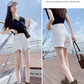 High Waist Denim Shorts Women's Thin Cotton Fashion Loose Summer Wide Leg Pants