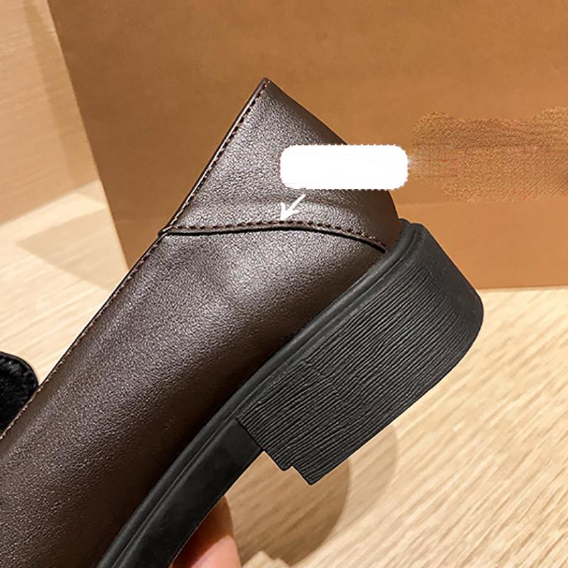 Summer Lady Style Flat Leather Boots Single Shoes Women Soft Leather Peas Shoes Women Lazy Shoes Casual Shoes