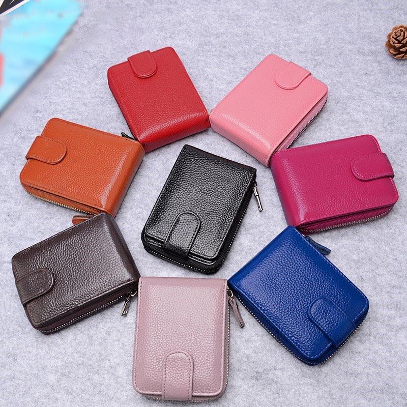 Leather Driver's License Card Bag Men's Leather Zipper Card Package Female Men's Wallet Multi-function Driver's License Leather Case Male Leather