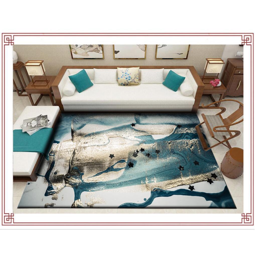Modern Abstract Furniture Carpet Bedroom Living Room Kitchen Bedside Non-slip Carpet Floor Mat Door Mat