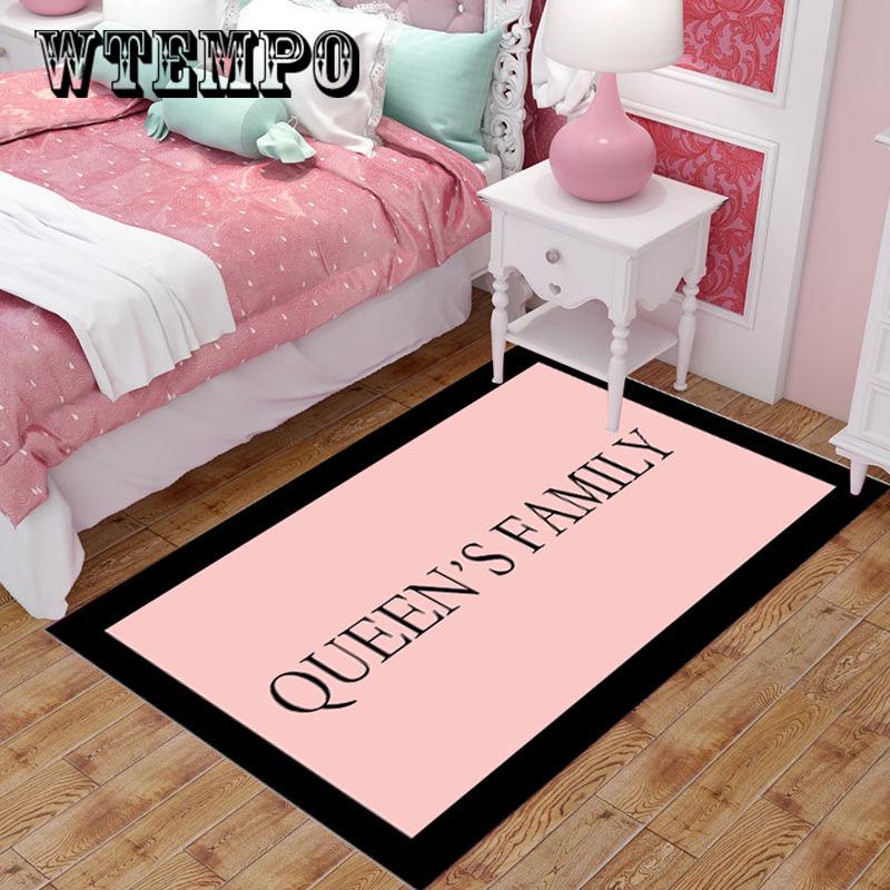 Living Room Carpet  Mat Rug Pattern Pad Non-slip  Cute Cartoon Mat