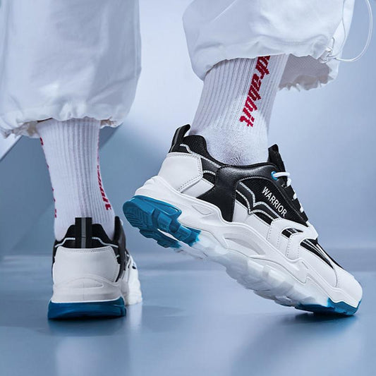 Korean Style Trendy All-match Shoes Breathable Sports Casual Shoes Men's Cushion Running Shoes