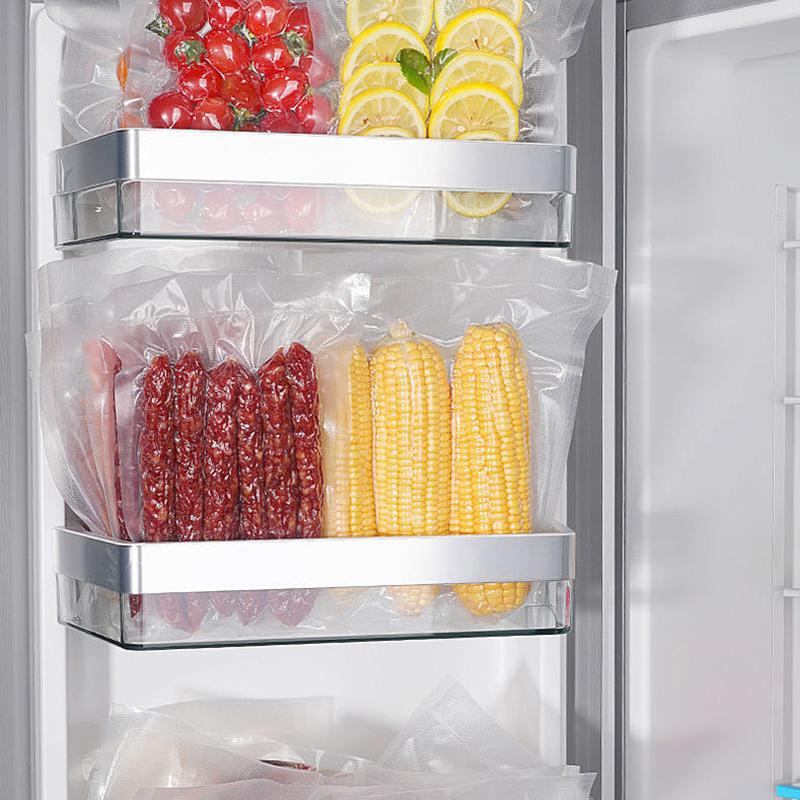 10pcs Vacuum Bags  and 1 Roll 20*200cm  Vacuum Bags for Free Vacuum Sealer Automatic Commercial Household Food Vacuum Sealer Packaging Machine