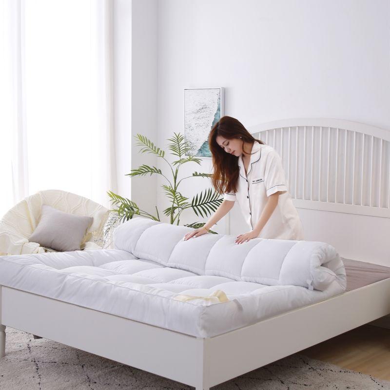 Thicken 10cm Feather Velvet Sleeping Pad Foldable Student Dormitory Tatami Soft Mattress